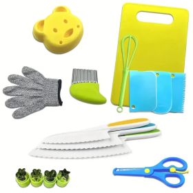 Everyday Kitchens Complete Youngsters Cooking Set - Real Cooking Tools, Safety Knives, And Playful Accessories For Youngsters Aged 4-8, Including Spa