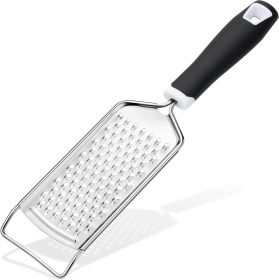 Professional Cheese Graters for Kitchen Stainless Steel Handheld, Metal Lemon Zester Grater With Handle For Cheese, Chocolate, Spices