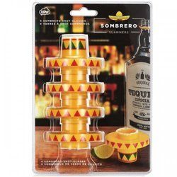 Sombrero Slammers Shot Glasses (pack of 6)