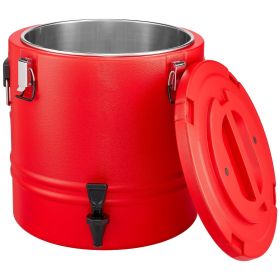 VEVOR Insulated Beverage Dispenser, 8 Gal/30.3L Thermal Hot and Cold Drink Server Dispenser with Spigot