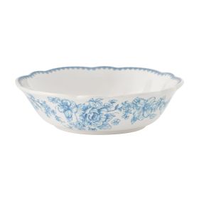 Agatha Stoneware Cereal Bowl, Blue