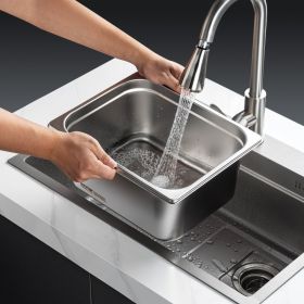 6 Pack Hotel Pans, 1/2 Size Anti-Jam Steam Pan, 0.8mm Thick Stainless Steel Restaurant Steam Table Pan, 6-Inch Deep Commercial Table Pan, Catering St