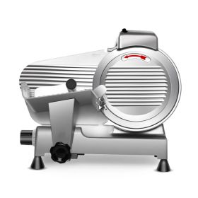Meat Slicer Machine,8.5/10 Inch Commercial Meat Slicer, 240W Frozen Meat Cheese Deli Slicer,Premium Chromium-plated Steel Blade Semi-Auto Foody Slice (Option: 10inch)