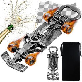 Exquisite Racing Bottle Opener,Meticulously Designed And Made Of Durable Materials, Perfect For Opening Bottles During Sports Events, Parties, Or At (Option: Dark Silver)