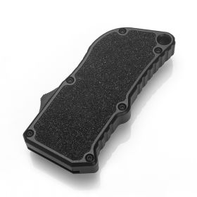 Aluminum Retractable Multi-Purpose Knife, Includes 5 Spare Blades -Quick Replacement, EDC Tool Pocket Knife (Option: Black)