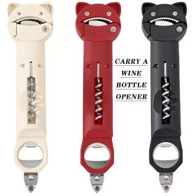 4-in-1 And 5-in-1 Can Openers And Bottle Openers, Suitable For Seniors With Arthritis And Hand Weakness (Color: Beige)